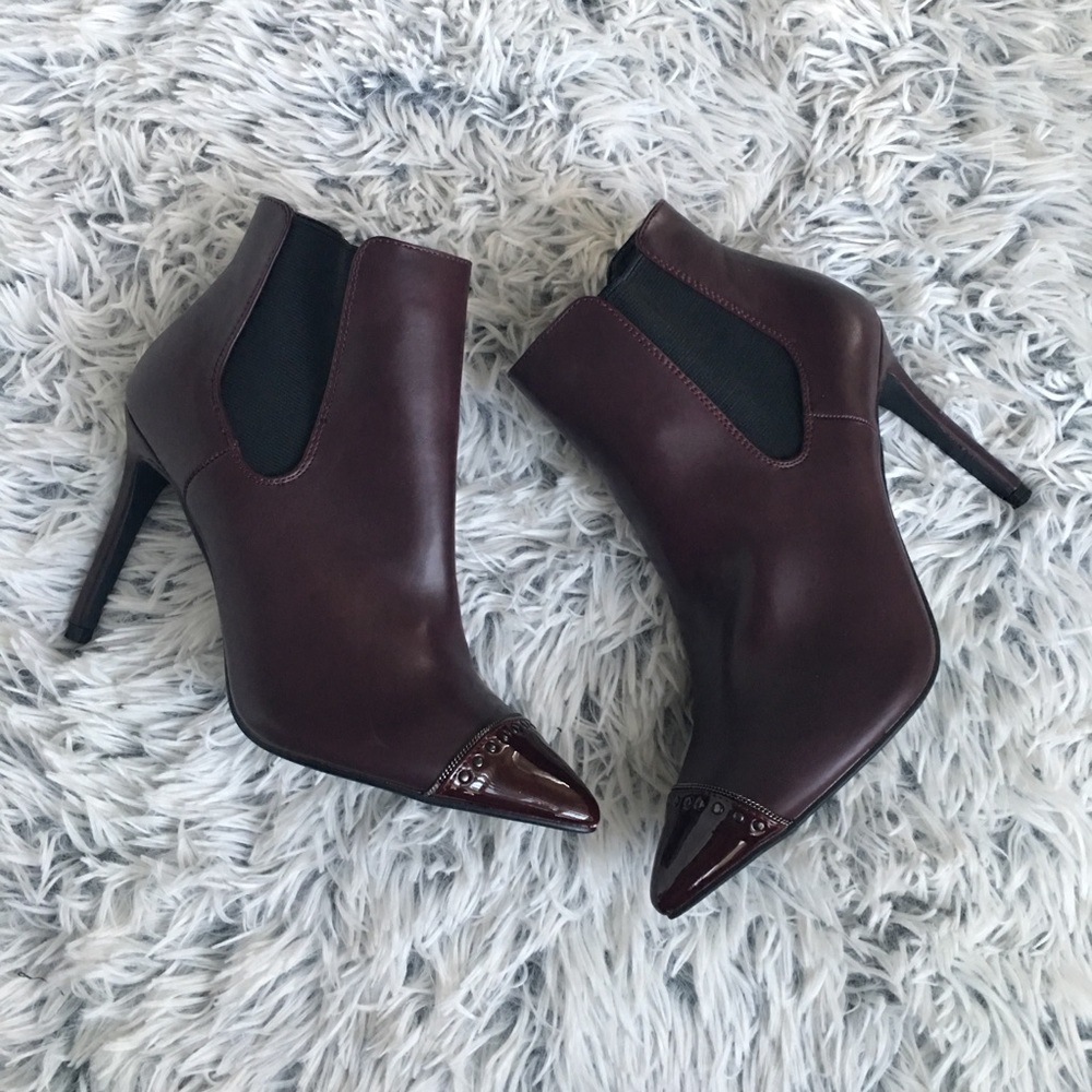 Versace V 1969 Clarice Booties Bordeaux